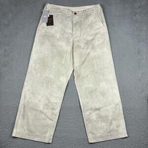J.Crew x Beams Plus Japan MIL Trouser Men’s L 100% Cotton Canvas Print Pants NWT